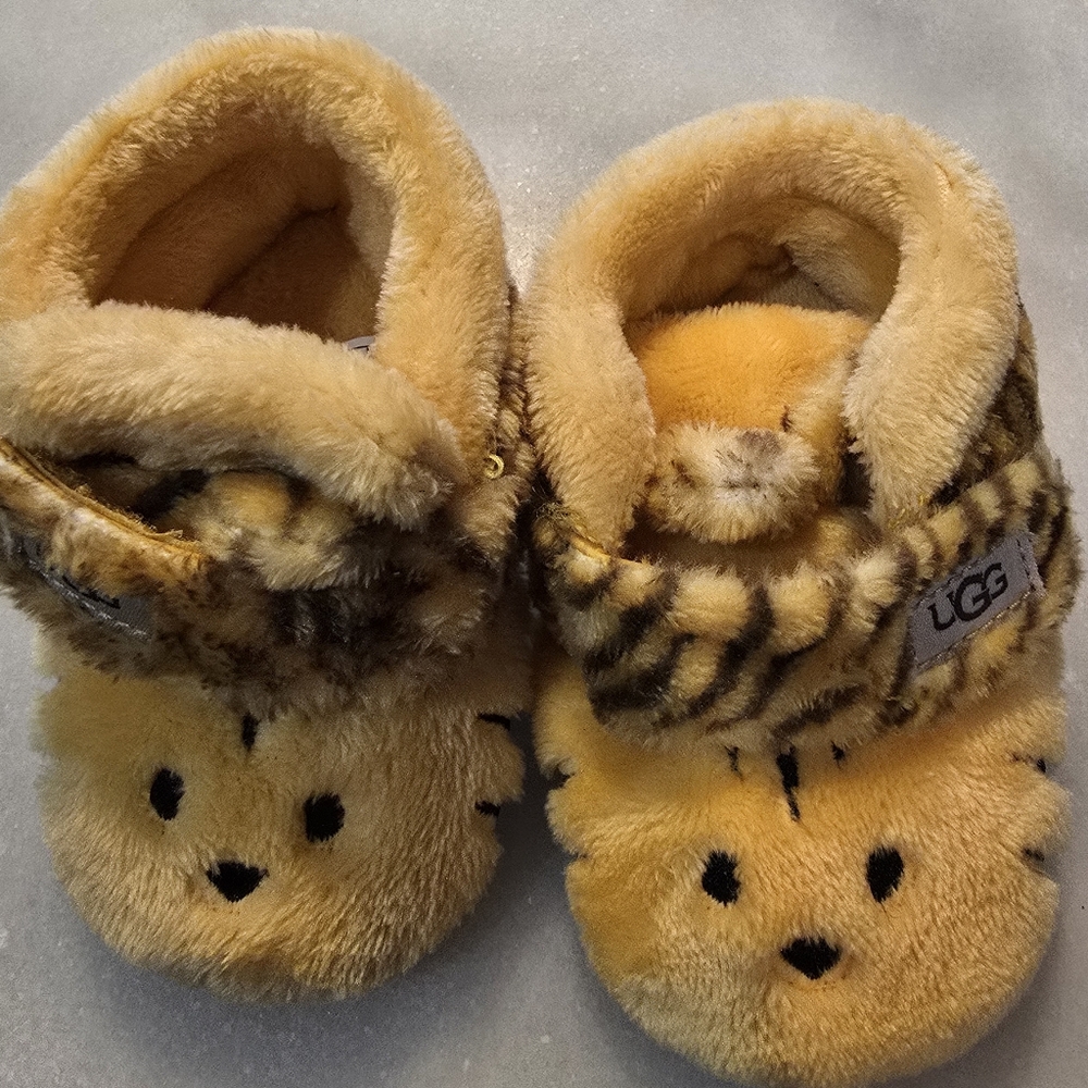 UGG Baby Leopard Print Booties